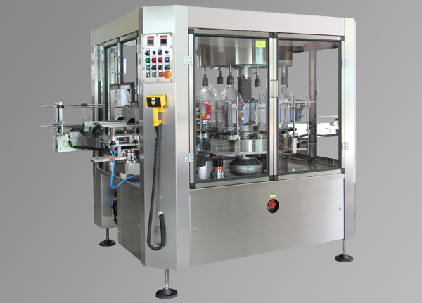 Single label rotary cold glue labeling machine